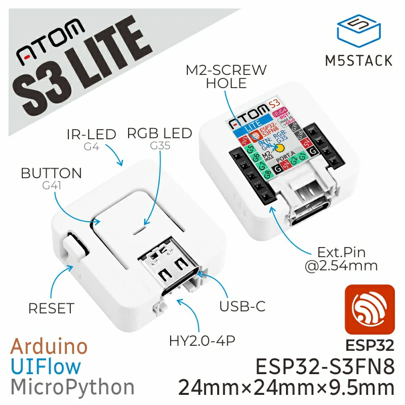 M5Stack AtomS3-lite features